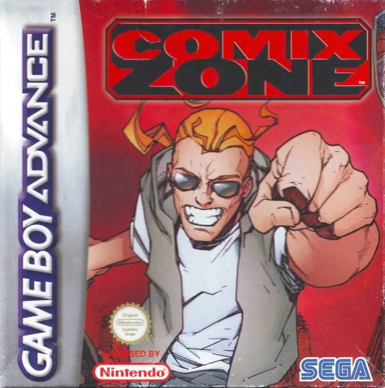 Comix Zone box art for GameBoy Advance